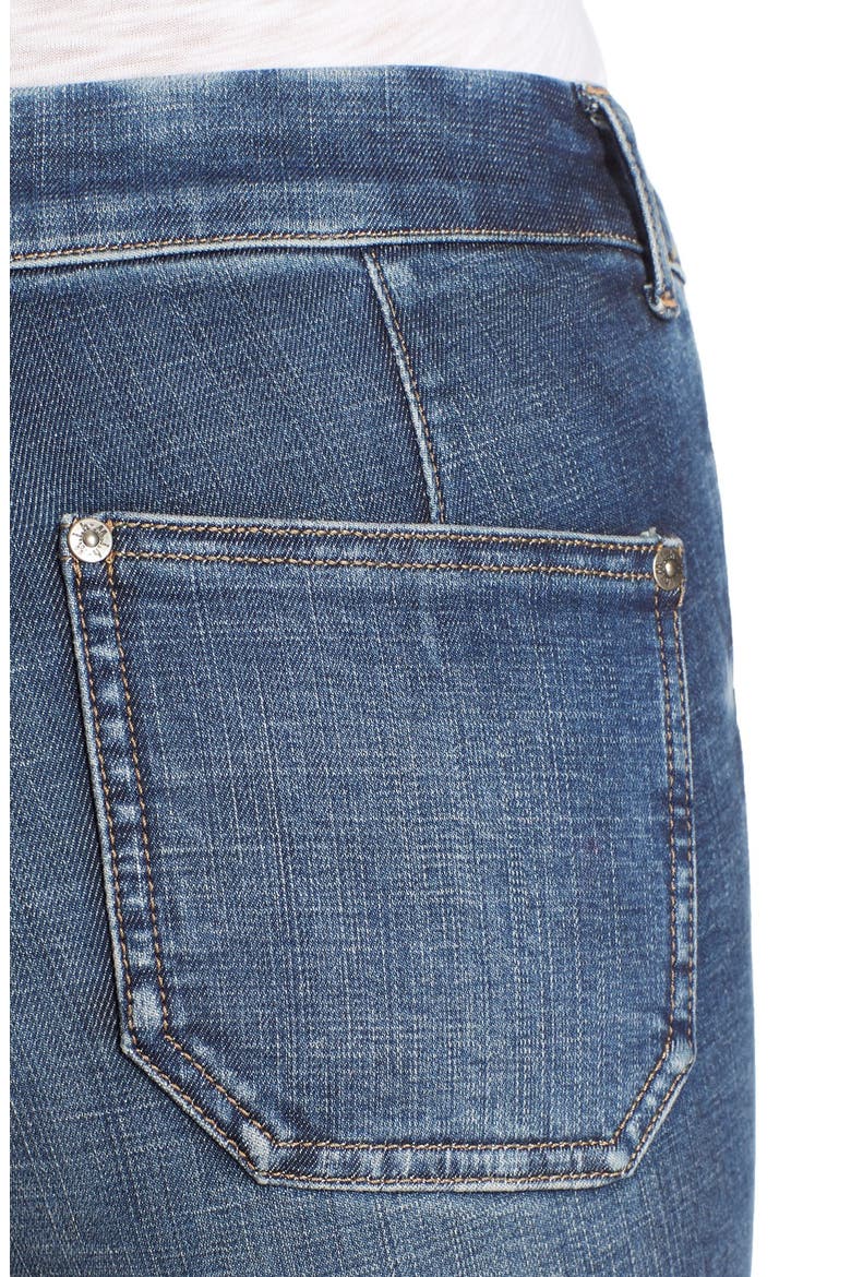 'Bodycon Marrakesh' High Rise Flare Jeans, Alternate, color, ZELL