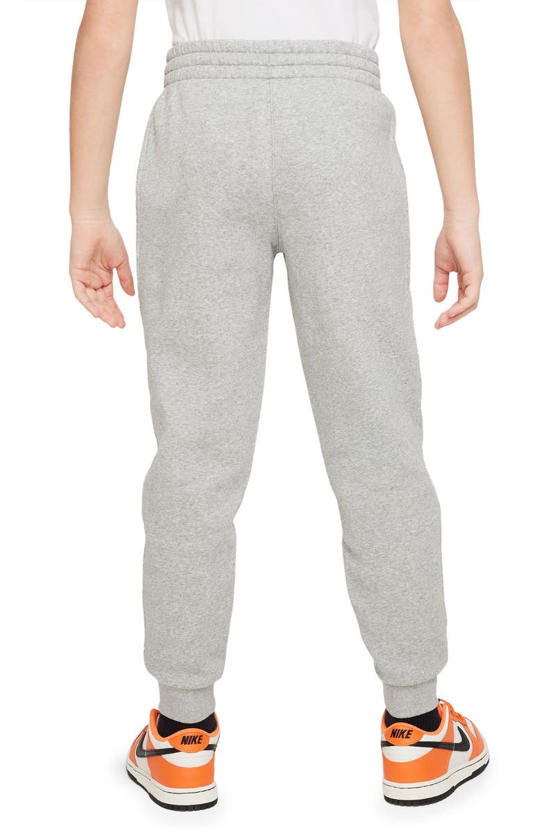 Nike Kids' Club Fleece Joggers, Alternate, color, 063 Grey Htr/ Grey/ White