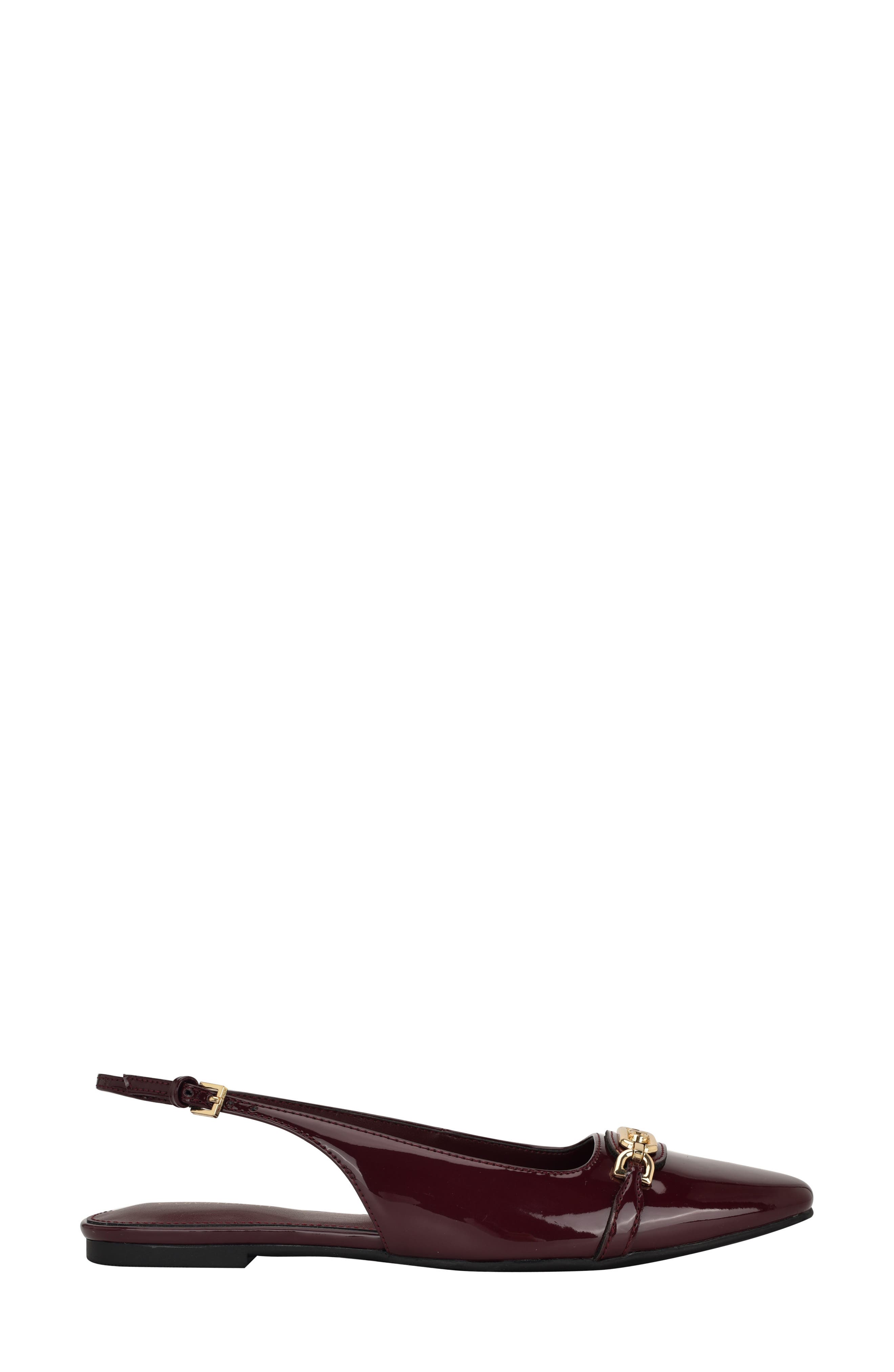 Flenea Slingback Flat, Alternate, color, RED