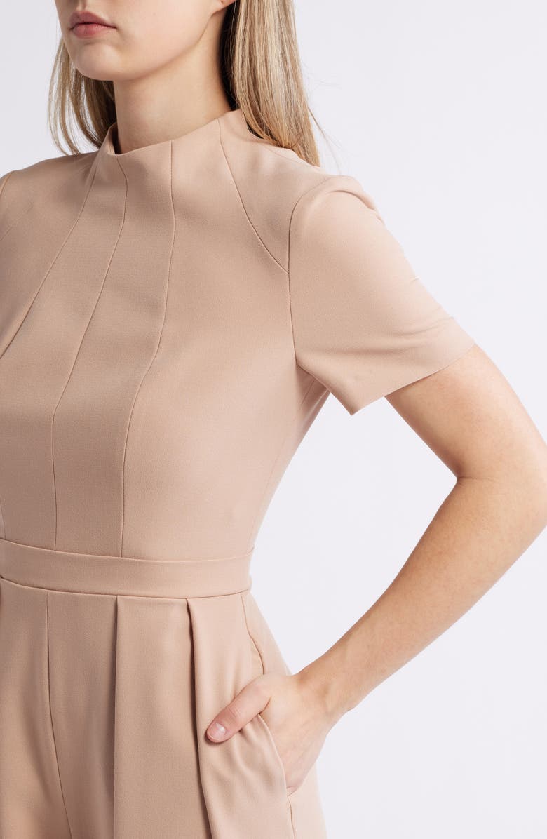 Black Halo Mayra Pleat Front Jumpsuit, Alternate, color,