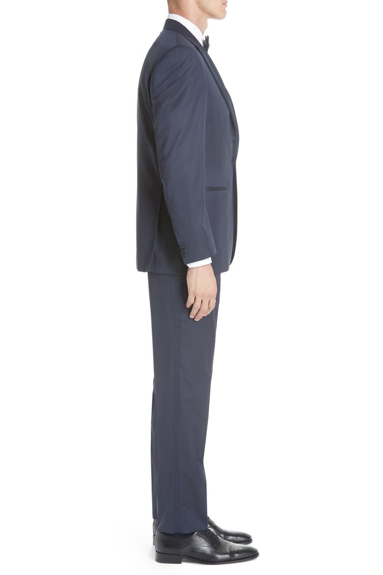 Classic Fit Wool Tuxedo, Alternate, color, NAVY