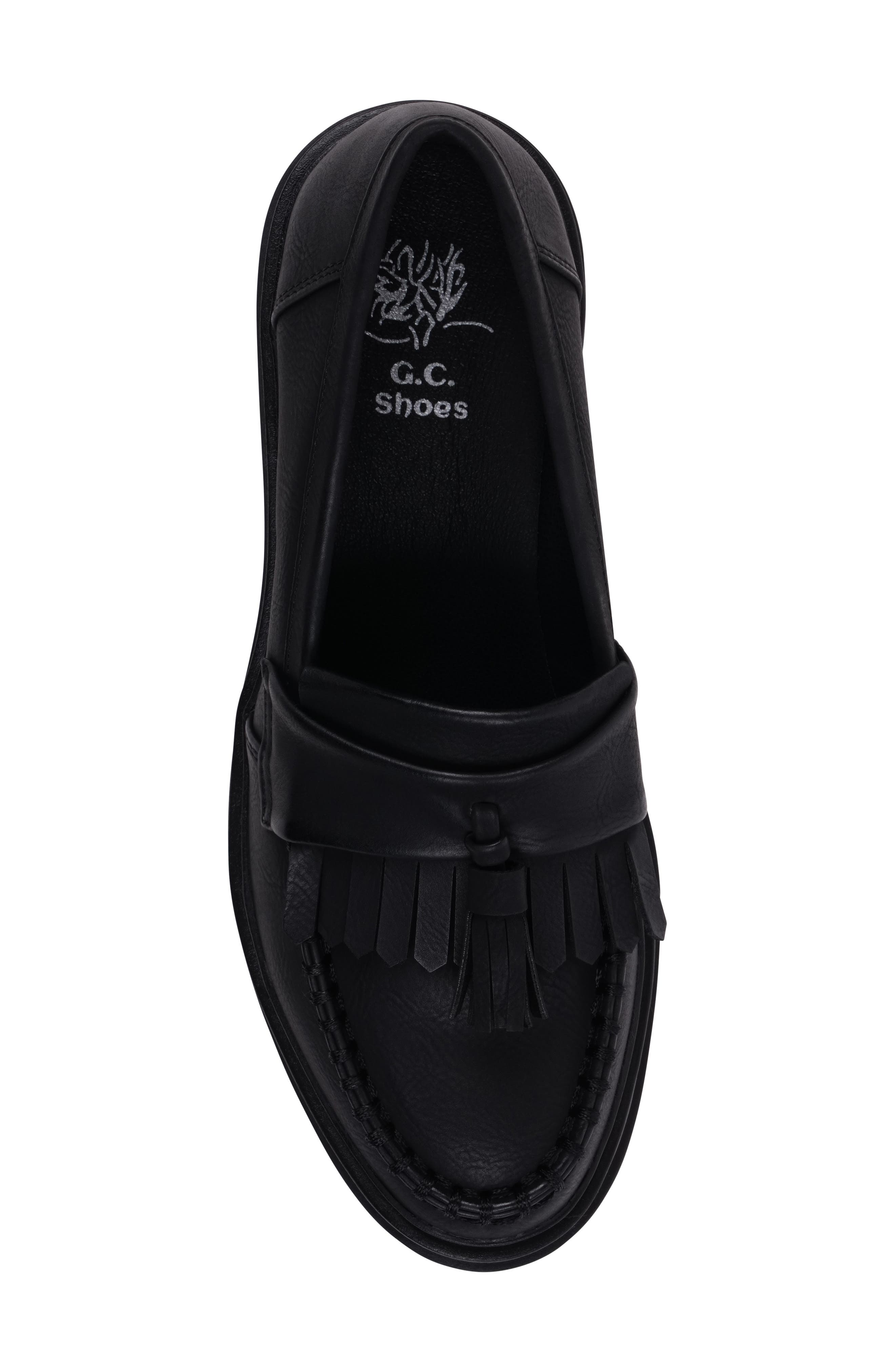 GOOD CHOICE NEW YORK Tillie Tassel Loafer, Alternate, color, Black