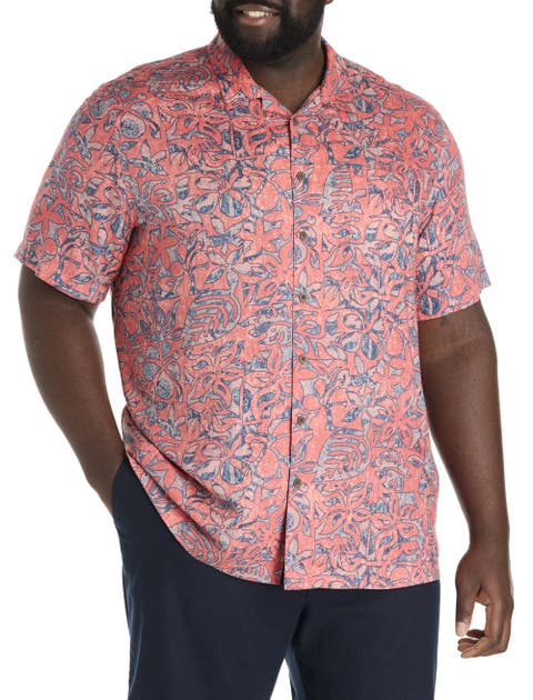 Big & Tall Big Floral Sport Shirt
