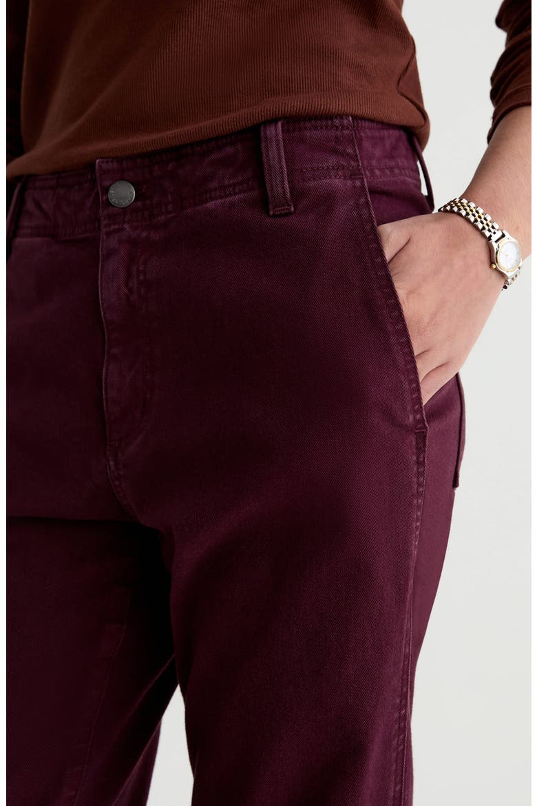 Brinley Mid Rise Straight Leg Trouser Jeans, Alternate, color, SULFUR JAZZ BERRY