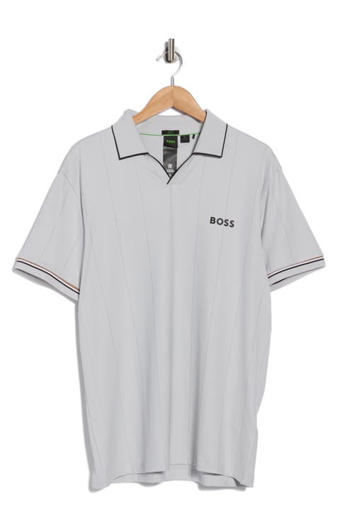 Palle Tipped Johnny Collar Knit Polo