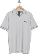 BOSS Palle Tipped Johnny Collar Knit Polo