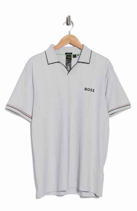 BOSS Palle Tipped Johnny Collar Knit Polo