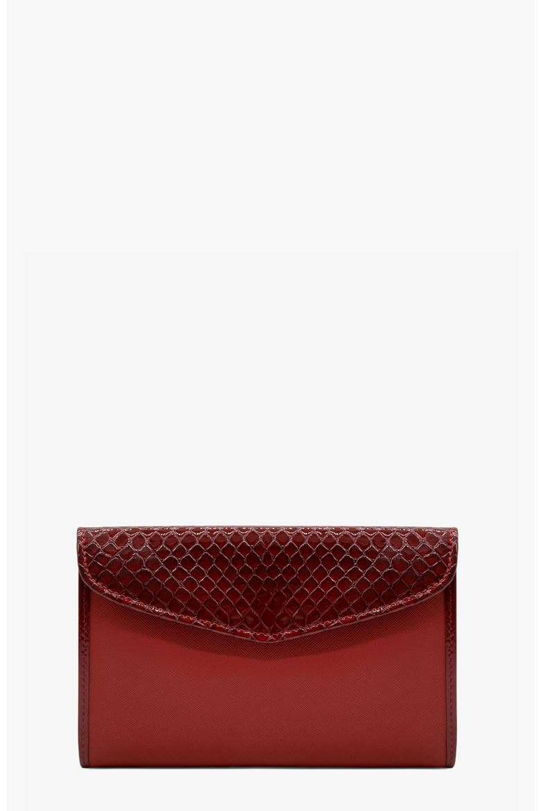 Grace Wallet 206, Alternate, color, Red / White