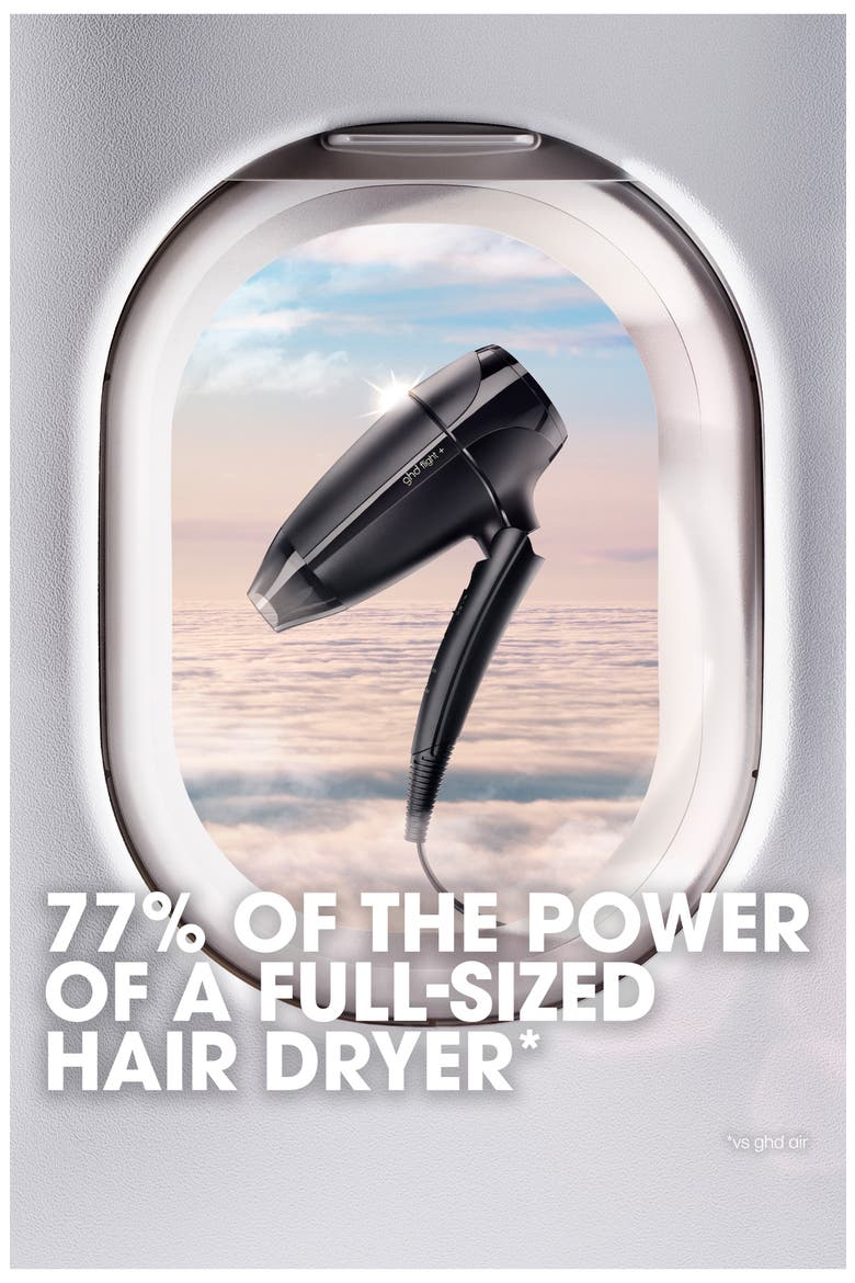 Flight+ Travel Hair Dryer with Luxury Travel Case, Alternate, color, BLACK