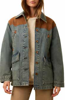 Denim & Suede Jacket