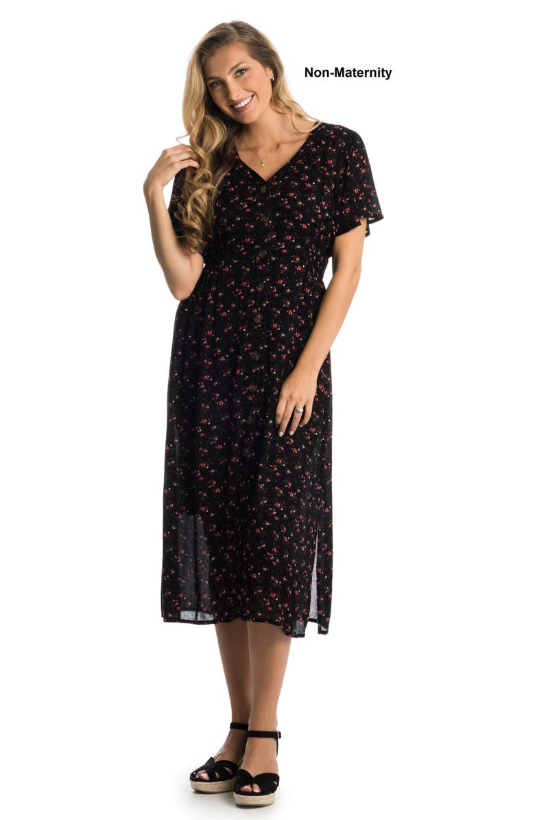 Everly Grey Ballencia Maternity/Nursing Dress, Alternate, color, 