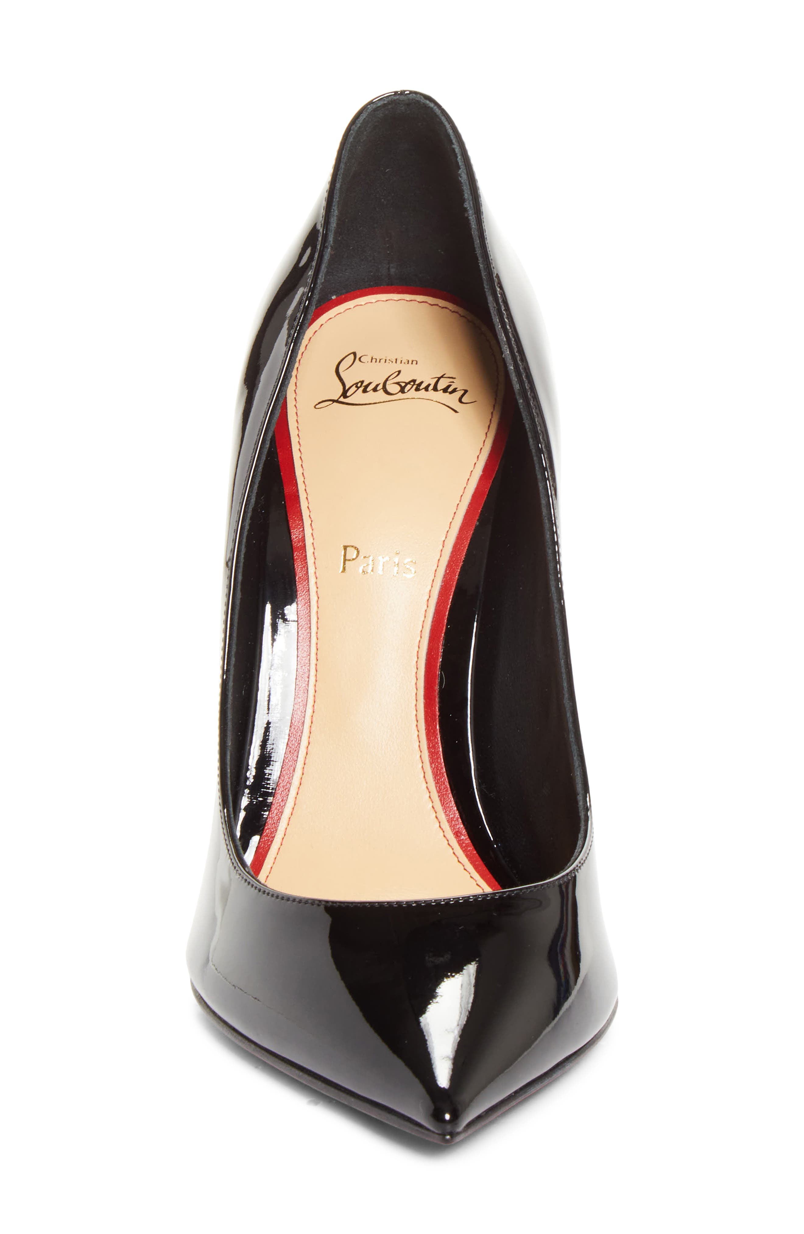 Pigalle Pointed Toe Pump, Alternate, color, B439 BLACK/ BLACK