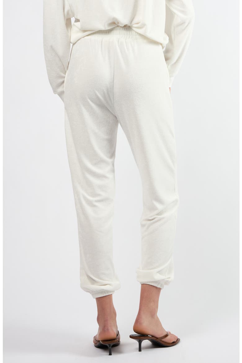 Terry Lounge Pants, Alternate, color, WHITE