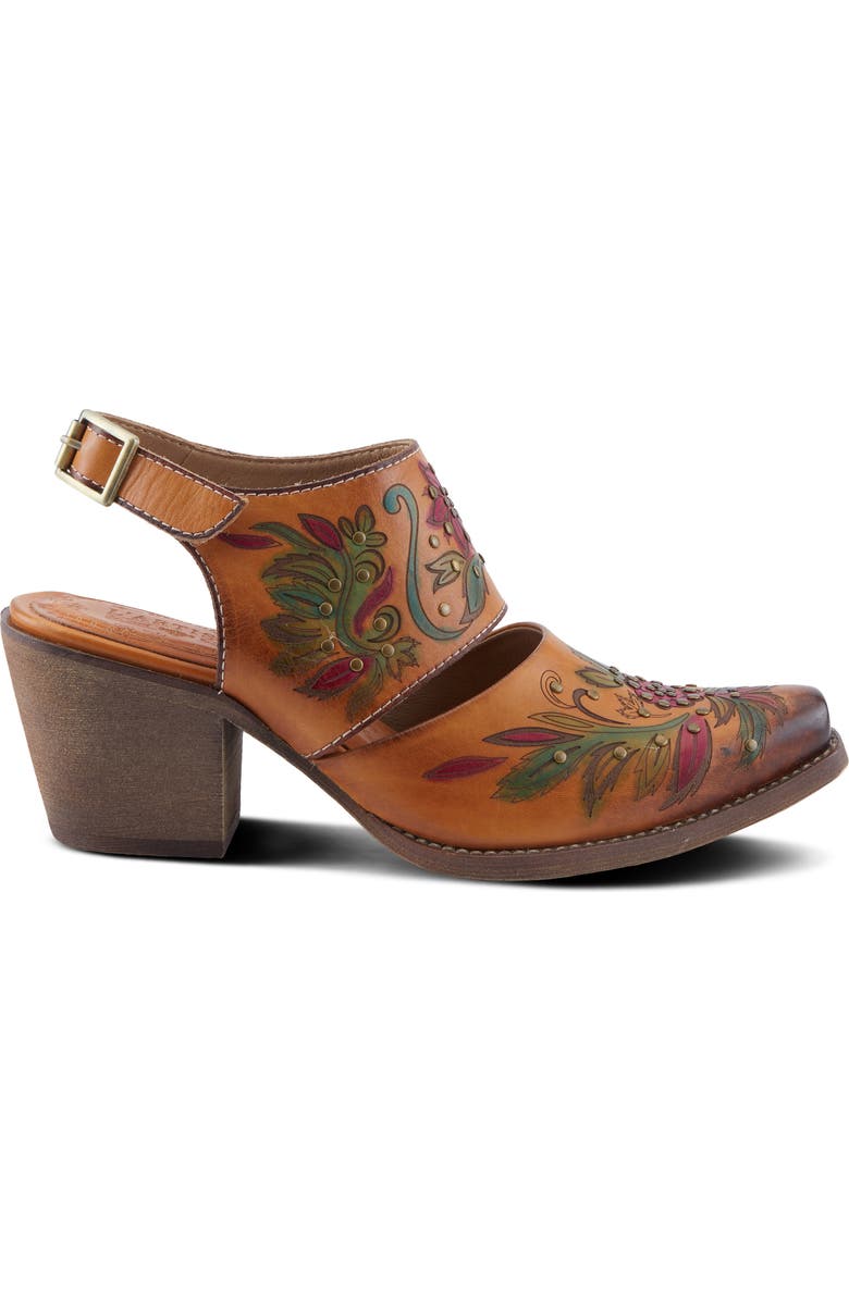 L'Artiste by Spring Step Devika Stud Slingback Pump, Alternate, color,