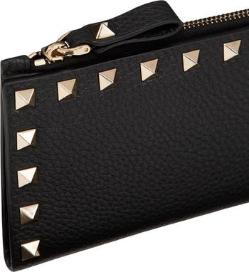 Valentino Garavani Rockstud Zip Coin & Card Pouch | Nordstrom