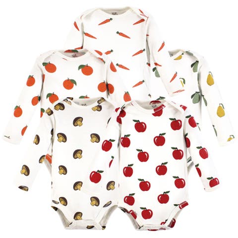 Organic Cotton Long-sleeve Bodysuits
