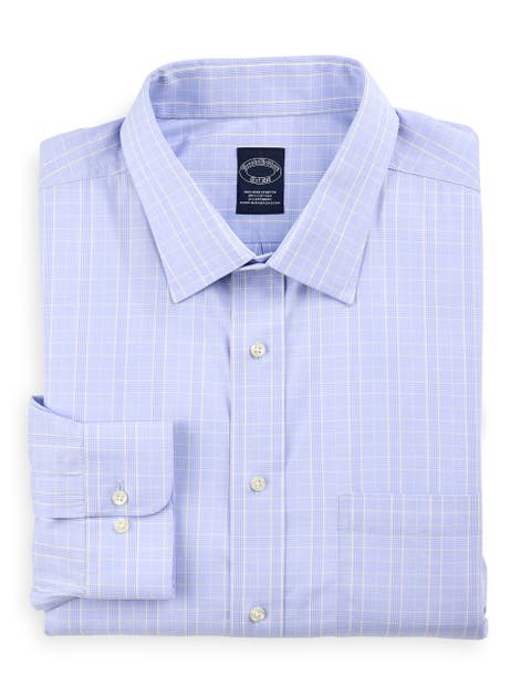 Big & Tall Non-Iron Glen Plaid Dress Shirt
