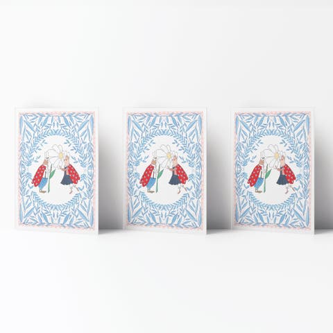 Valentine's Day Friendship Greeting Card Pack Sets, 'Love Bugs'