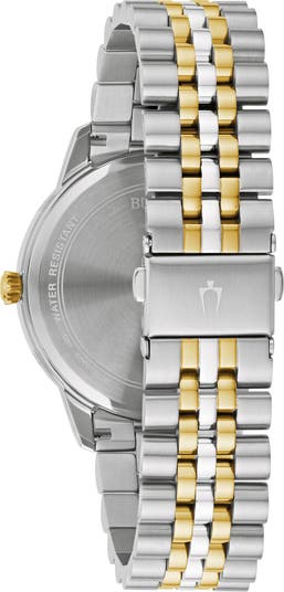 Two-Tone Diamond Bracelet Watch, 41mm