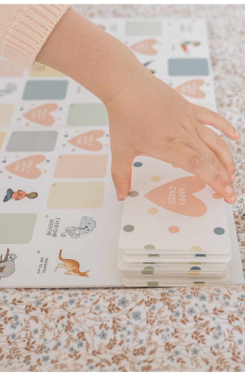 Mindful & Co Kids Happy Hearts Board Game - Age 4+ Years, Alternate, color, White With Print