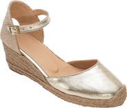 Forever & Always Shoes Aldea Leather Platform Espadrille