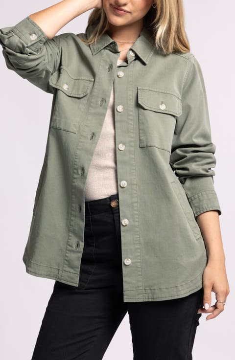 Jayla Utility Shirt Jacket