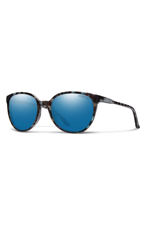 Cheetah 54mm Polarized Round Sunglasses