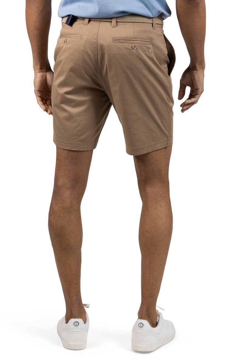 TailorByrd Stretch Cotton Performance Shorts, Alternate, color, Khaki