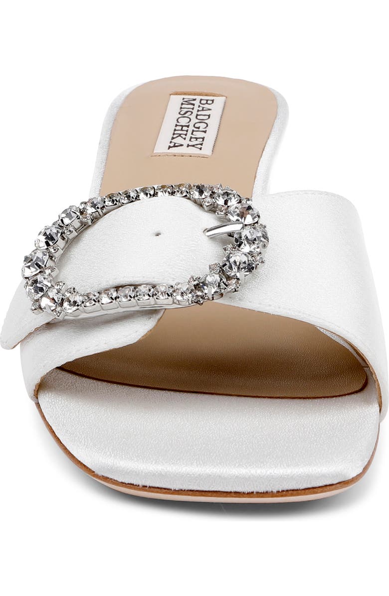 BADGLEY MISCHKA Odalys Sandal, Alternate, color, White Crepe