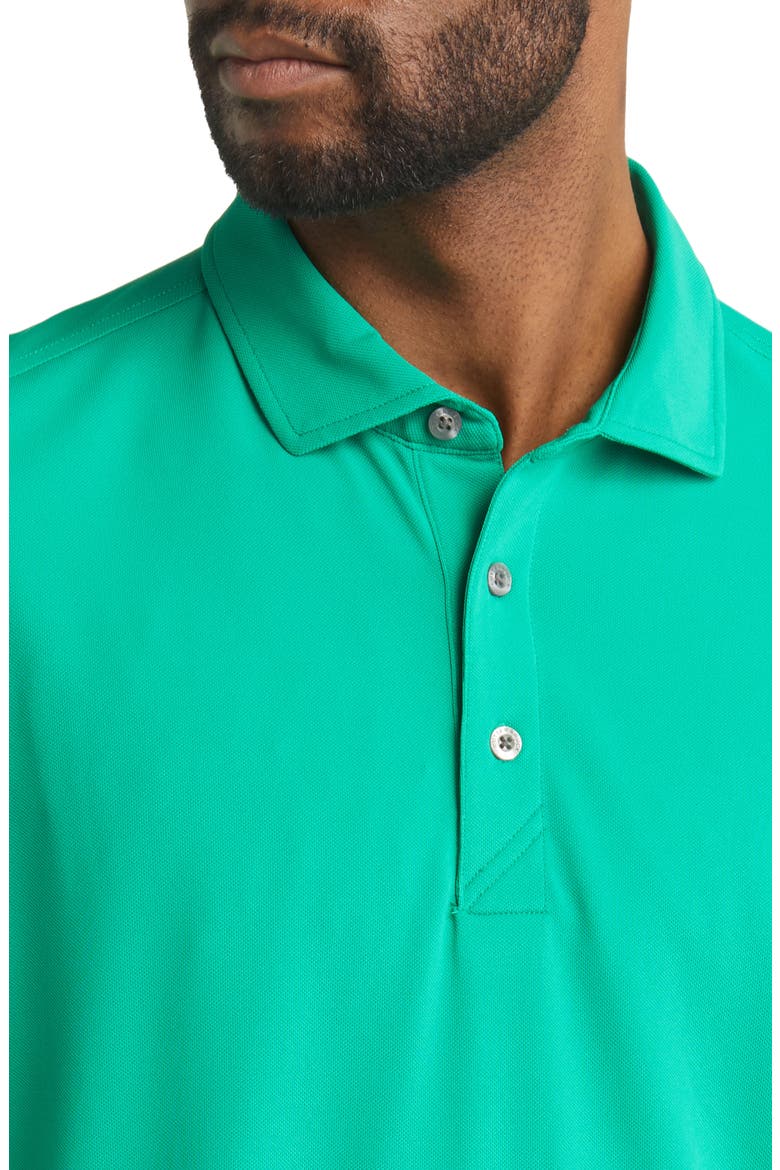 Virtue Piqué Recycled Blend Polo, Alternate, color, KELLY GREEN