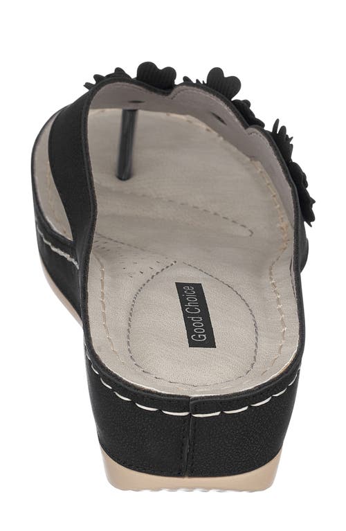 Gc Shoes Women's Ammie Wedge Sandals In Black