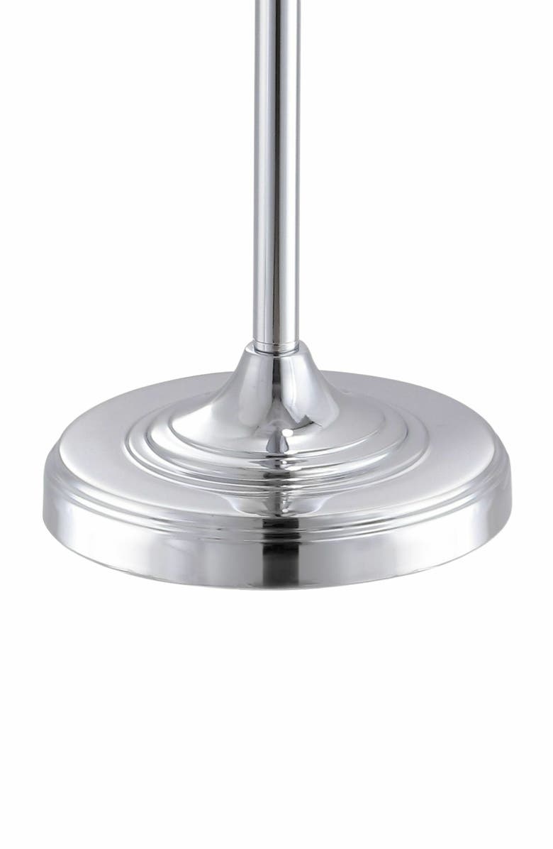 JONATHAN Y Aubrey Crystal / Metal LED Floor Lamp, Alternate, color, Clear/Chrome