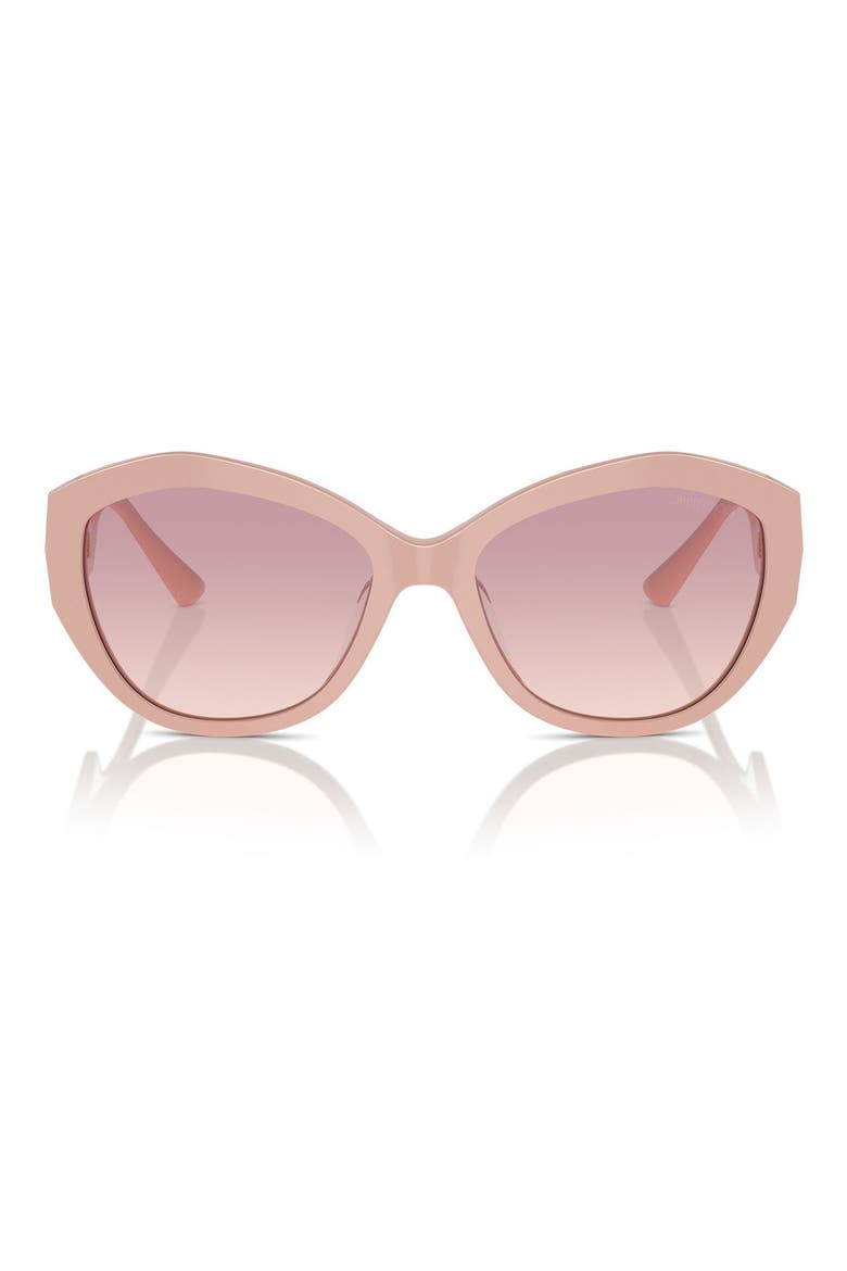 55mm Butterfly Sunglasses, Main, color, PINK