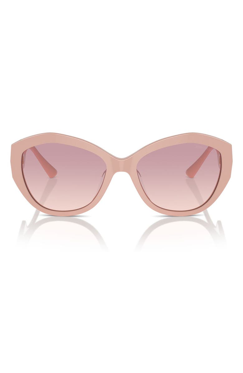 Jimmy Choo 55mm Butterfly Sunglasses, Main, color, Pink