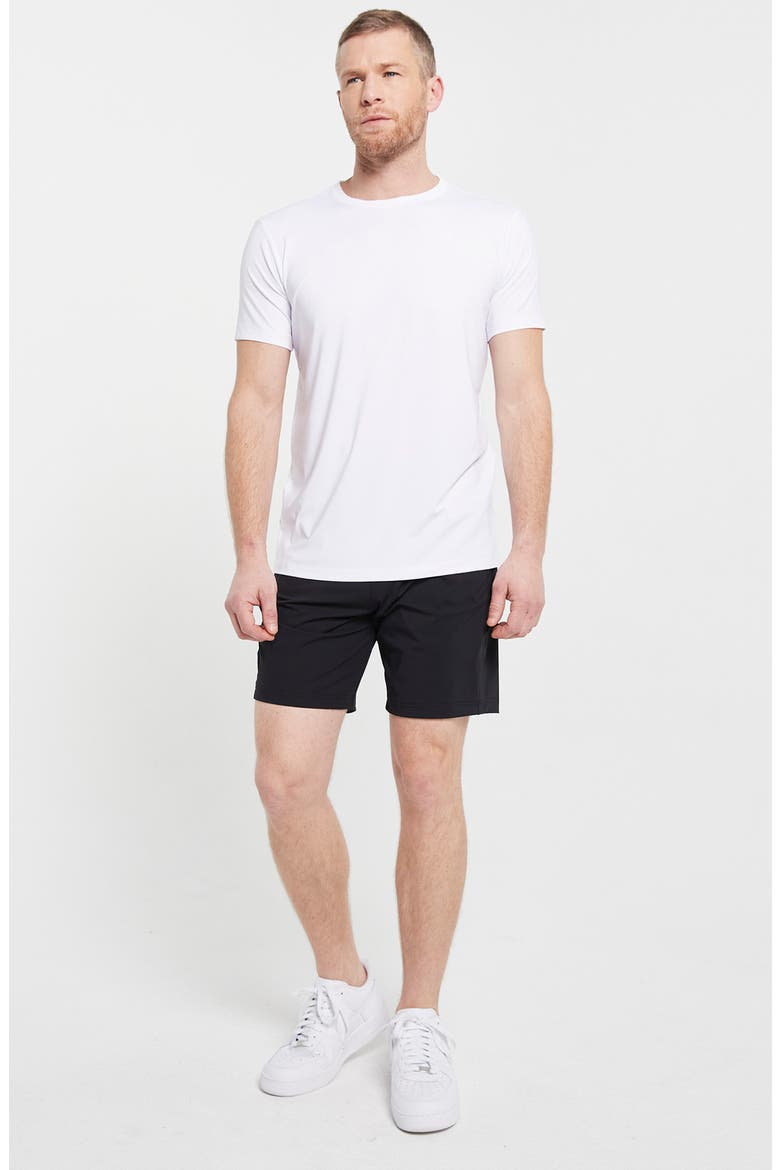 Minna Crewneck Performance T-Shirt, Alternate, color, BRIGHT WHITE