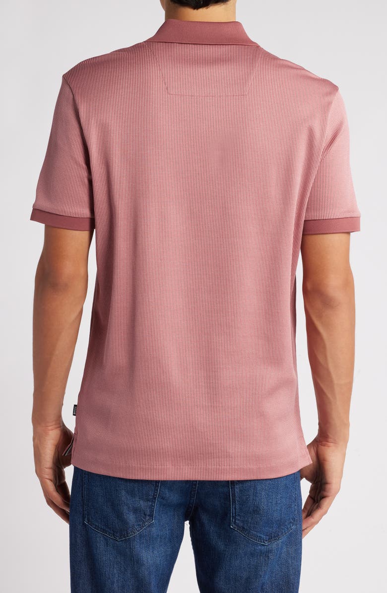 BOSS Parlay Cotton Piqué Polo, Alternate, color, Open Red