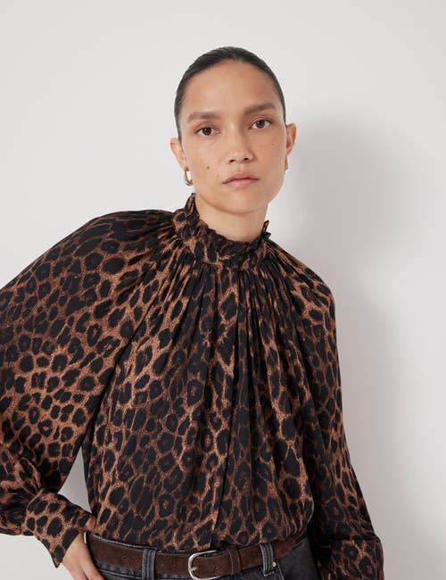 Hush Fleur Floaty Chiffon Blouse In Multi