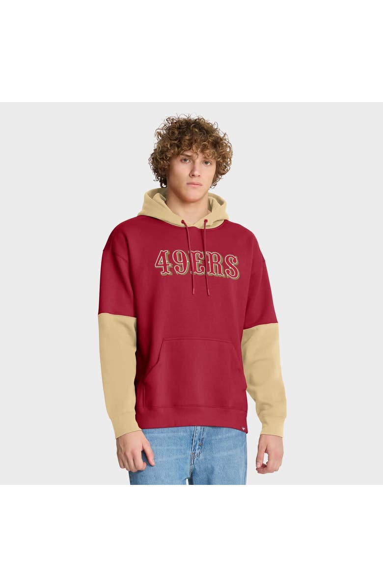 FANATICS Men's Fanatics Scarlet San Francisco 49ers Helmet Pullover Hoodie, Alternate, color, Scarlet