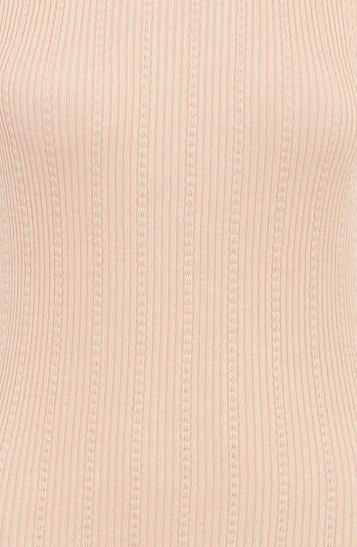 House Of Cb Akaia Draped Knit Maxi Dress In Neutral