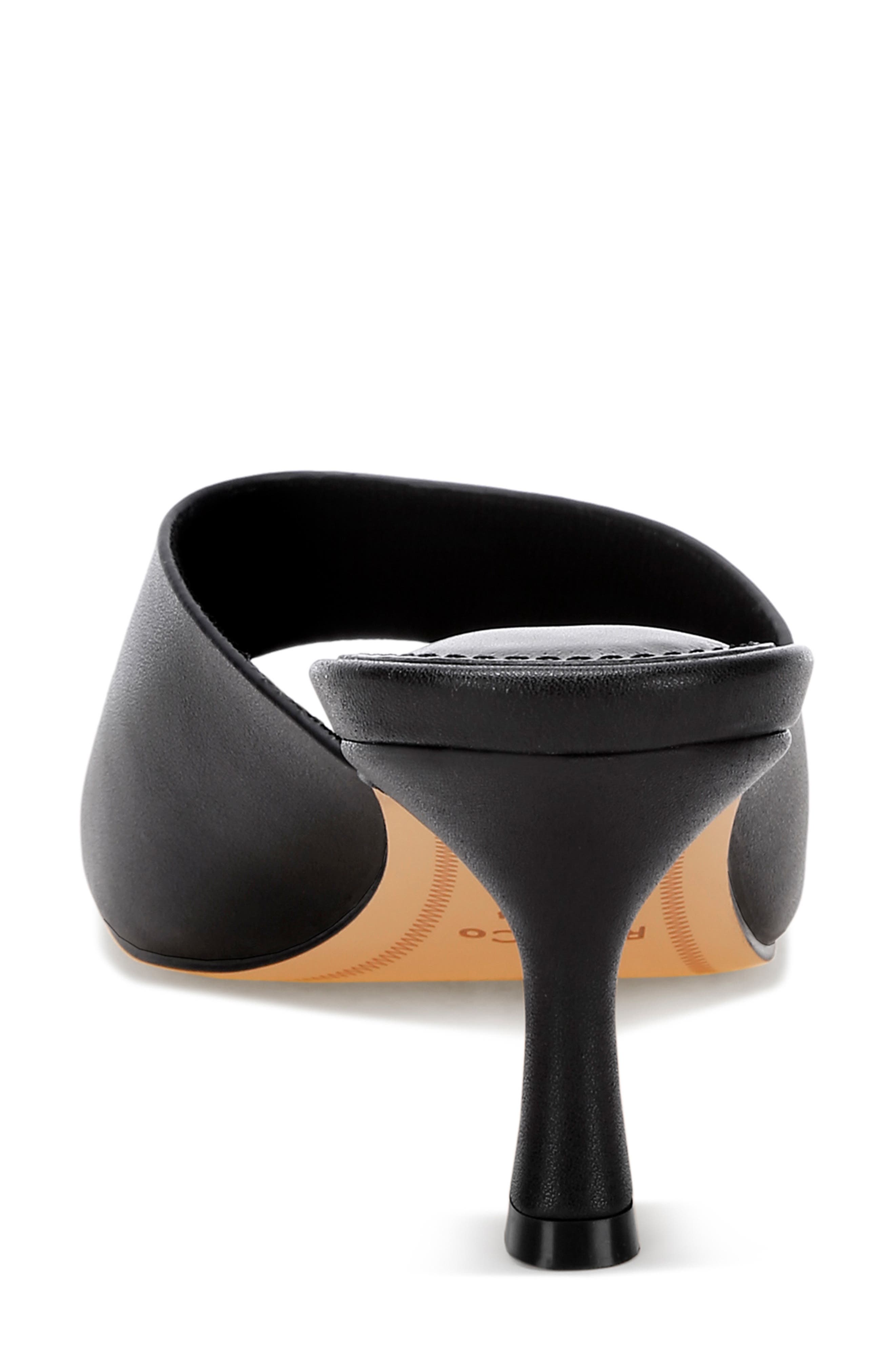 Maude Leather Sandal, Alternate, color, BLACK