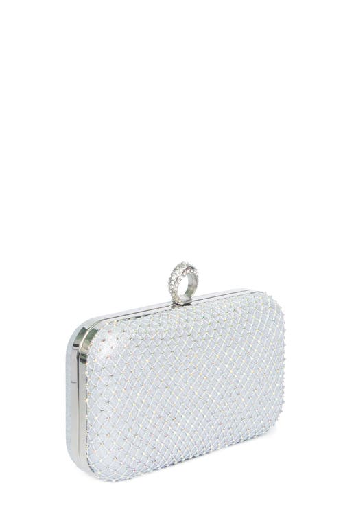 Lauren Lorraine Terri Clutch In Silver