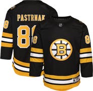 Outerstuff Youth David Pastrnak Black Boston Bruins Home Premier Player Jersey