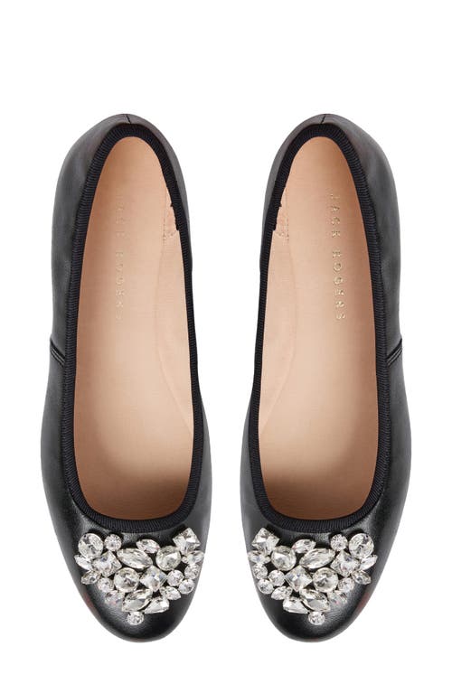 Jack Rogers Ellina Embellished Ballet Flat In Black