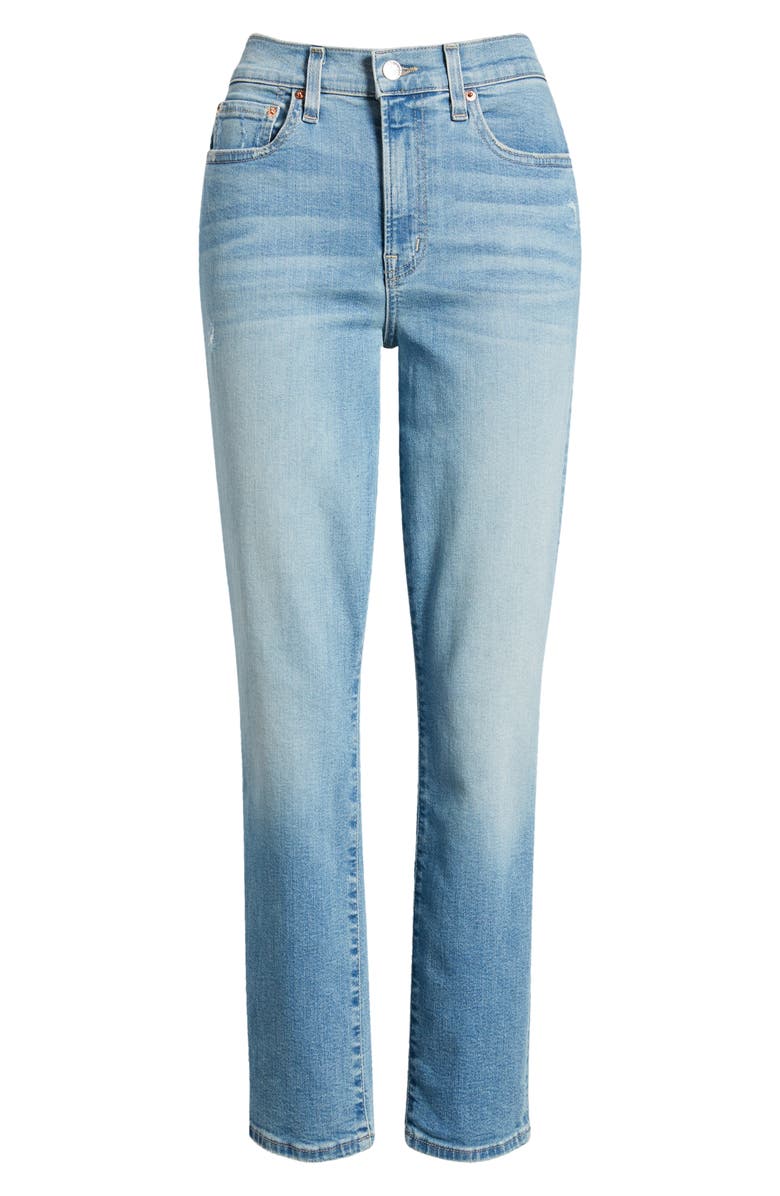 EDWIN Bree High Waist Ankle Straight Leg Jeans, Alternate, color,
