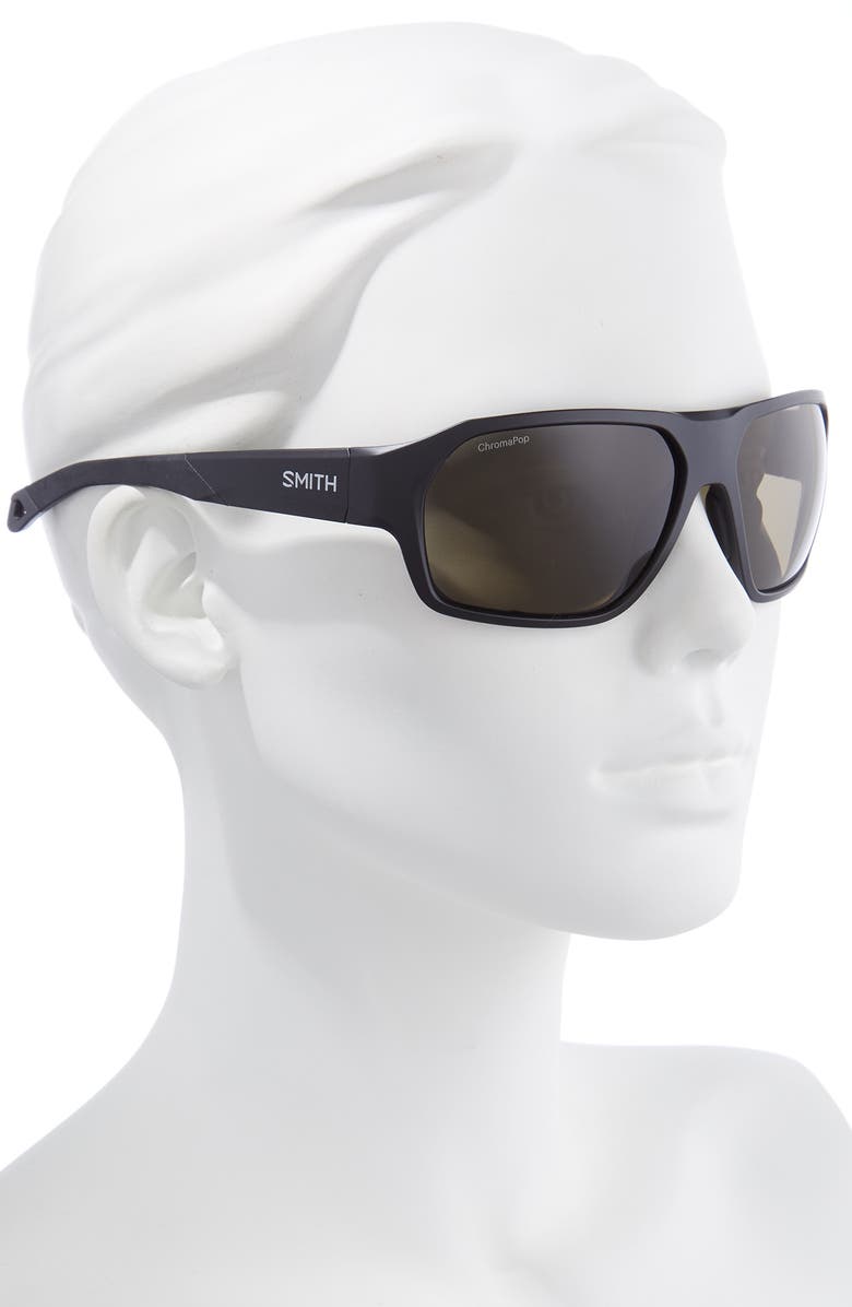 Smith Deckboss 63mm ChromaPop<sup>™</sup> Polarized Oversize Rectangle Sunglasses, Alternate, color,