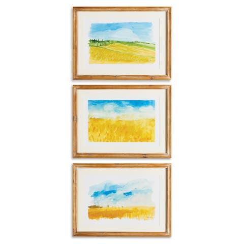 European Landscape Prints Set of 3