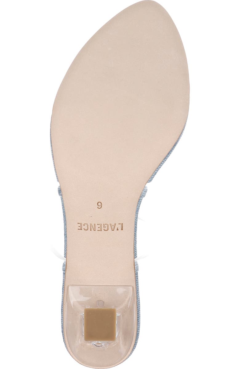 L'AGENCE Ludovica Slide Sandal, Alternate, color, Light Blue