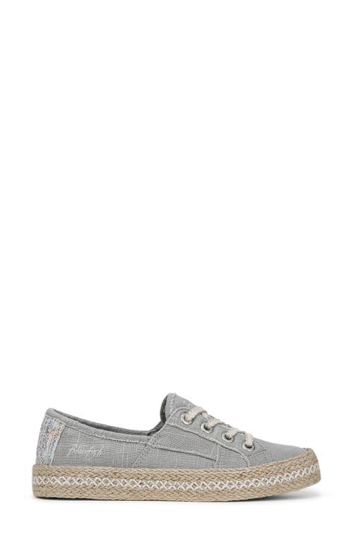 Shop Blowfish Malibu Buenos Woven Sneaker In Fog Grey Canvas