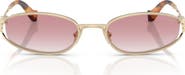 Miu Miu 54mm Irregular Oval Sunglasses