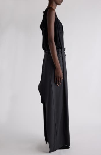 【BALENCIAGA】Patched Slip マキシワンピース Balenciaga: Women's Patched Slip Dress (Black) | DSMNY E-SHOP